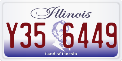 IL license plate Y356449