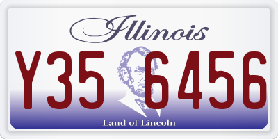 IL license plate Y356456