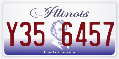 IL license plate Y356457