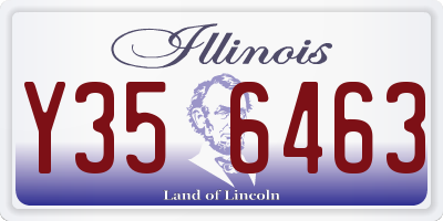 IL license plate Y356463