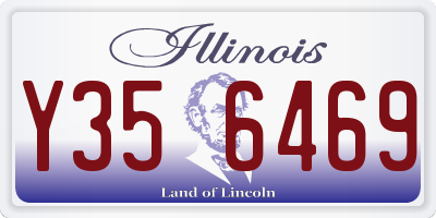 IL license plate Y356469