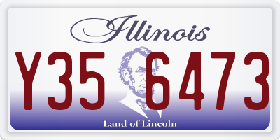 IL license plate Y356473