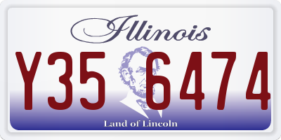IL license plate Y356474