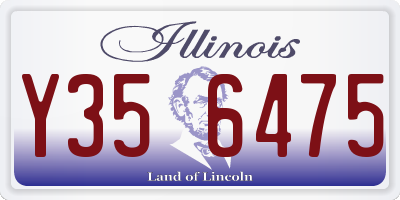 IL license plate Y356475