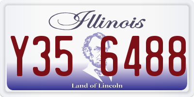 IL license plate Y356488