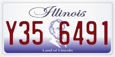 IL license plate Y356491
