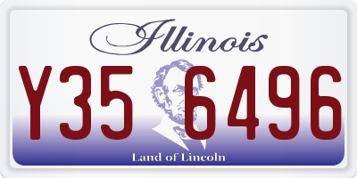 IL license plate Y356496