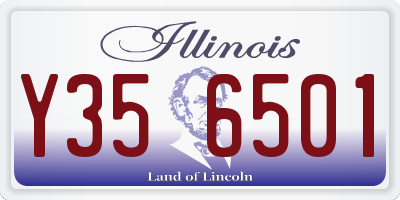 IL license plate Y356501