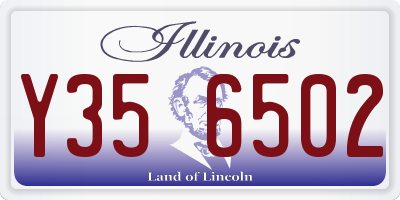 IL license plate Y356502