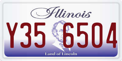IL license plate Y356504