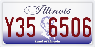 IL license plate Y356506