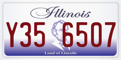 IL license plate Y356507