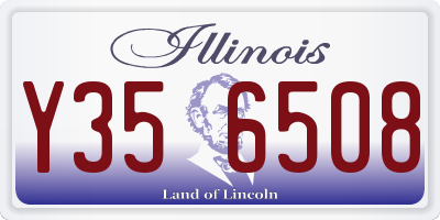 IL license plate Y356508