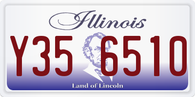 IL license plate Y356510