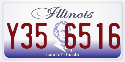 IL license plate Y356516