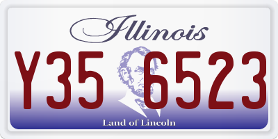 IL license plate Y356523