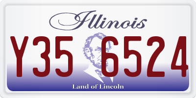 IL license plate Y356524