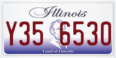 IL license plate Y356530