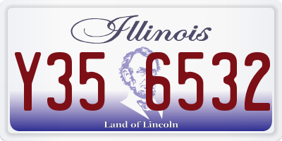 IL license plate Y356532