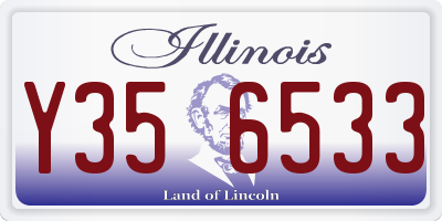 IL license plate Y356533
