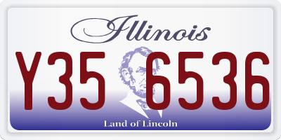 IL license plate Y356536
