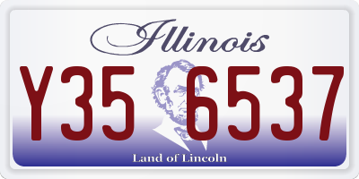 IL license plate Y356537
