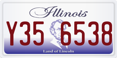 IL license plate Y356538