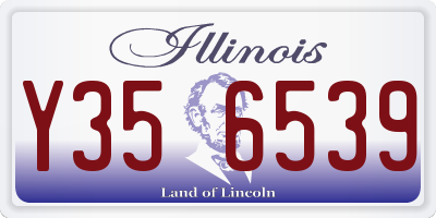 IL license plate Y356539