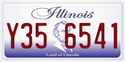 IL license plate Y356541