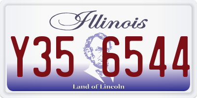 IL license plate Y356544
