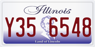 IL license plate Y356548