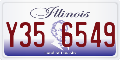 IL license plate Y356549