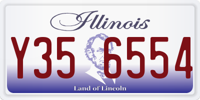 IL license plate Y356554