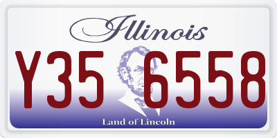 IL license plate Y356558