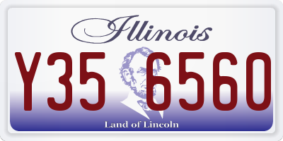 IL license plate Y356560