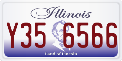 IL license plate Y356566