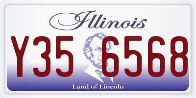 IL license plate Y356568