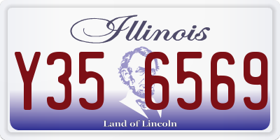 IL license plate Y356569