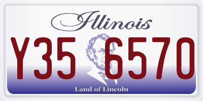 IL license plate Y356570