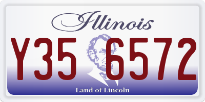 IL license plate Y356572