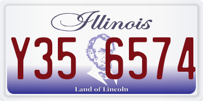IL license plate Y356574