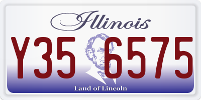 IL license plate Y356575
