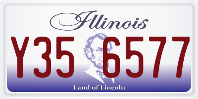 IL license plate Y356577