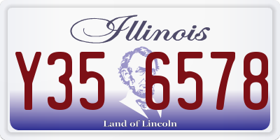 IL license plate Y356578