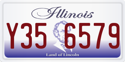 IL license plate Y356579