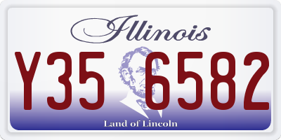 IL license plate Y356582