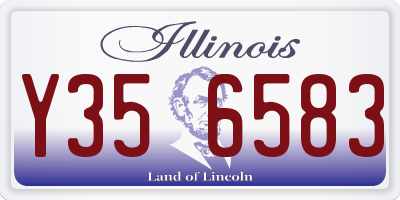 IL license plate Y356583