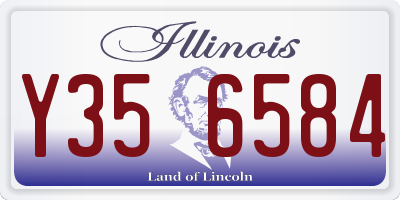IL license plate Y356584