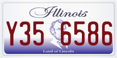 IL license plate Y356586