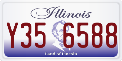 IL license plate Y356588